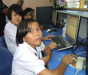 Youngsters are being taught how to save money for their future.